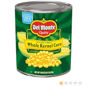 Del Monte Whole Kernel Corn CASE